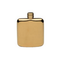 4 Oz. Gold Plated Sleekline Pocket Flask
